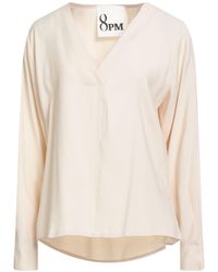8pm - Cream Top Rayon, Polyester - Lyst
