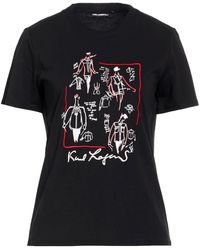 KARL LAGERFELD - T-Shirt - Lyst