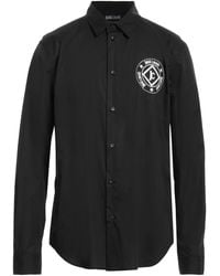 Just Cavalli - Printed Long-Sleeve Cotton Shirt - Lyst