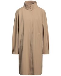 Herno - Camel Overcoat & Trench Coat Polyamide, Elastane - Lyst
