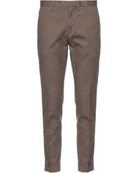 Emporio Armani - Khaki Pants Cotton, Elastane - Lyst