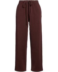 Burberry - Chocolate Pants Wool, Polyamide, Elastane - Lyst