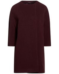 Cinzia Rocca - Icons Brick Coat Wool, Polyamide, Cashmere - Lyst