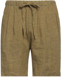 Massimo Alba - Military Shorts & Bermuda Shorts Linen - Lyst