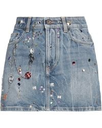 Rabanne - Gonna Jeans - Lyst