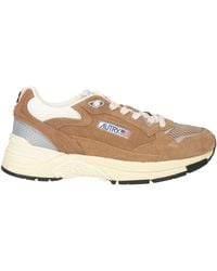 Autry - Camel Sneakers Leather - Lyst