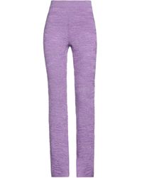 Marco Rambaldi - Mauve Pants Viscose, Polyamide - Lyst