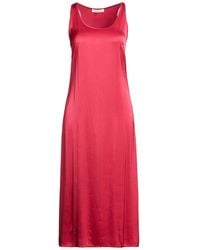 Manila Grace - Midi Dress Viscose, Elastane - Lyst