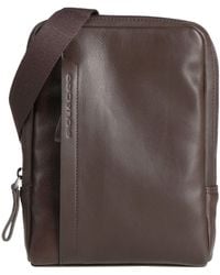 Piquadro - Dark Cross-Body Bag Cow Leather, Eva (Ethylene - Lyst