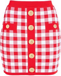 Balmain - Mini Skirt - Lyst