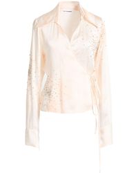 DES_PHEMMES - Top Viscose, Polyester, Glass, Metal - Lyst