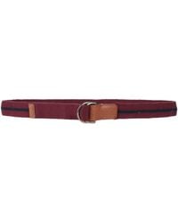 Drumohr - Burgundy Belt Wool, Leather - Lyst