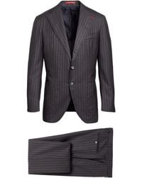 Isaia - Charcoal Suit Wool - Lyst