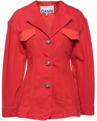 Ganni - Denim Outerwear - Lyst