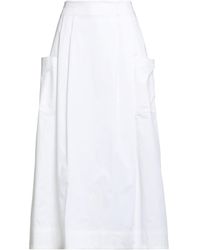 Alpha Studio - Midi Skirt Cotton, Elastane - Lyst