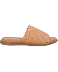 Valleverde - Tan Sandals Leather - Lyst