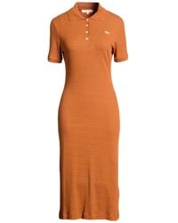 Maison Kitsuné - Midi Dress Lyocell, Cotton, Elastane - Lyst