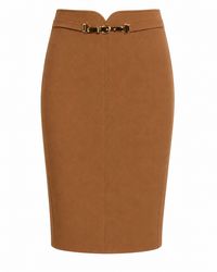 SIMONA CORSELLINI - Midi Skirt Polyester, Viscose, Cotton, Elastane - Lyst