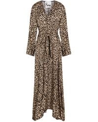 8pm - Maxi Dress Viscose - Lyst