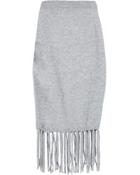 LE SARTE DEL SOLE Midi Skirt - Grey