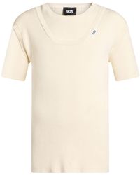 Gcds - Ivory Sweater Cotton - Lyst