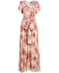 CROCHÈ - Maxi Dress Viscose, Silk - Lyst