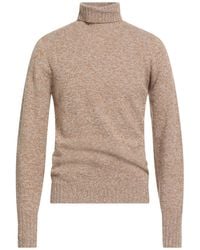Drumohr - Sand Turtleneck Lambswool - Lyst
