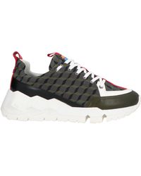Pierre Hardy - Military Sneakers Calfskin, Textile Fibers - Lyst