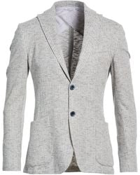 Barbati - Blazer Cotton, Viscose, Polyester, Linen, Elastane - Lyst