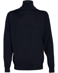 Paul & Shark - Midnight Turtleneck Virgin Wool, Silk - Lyst