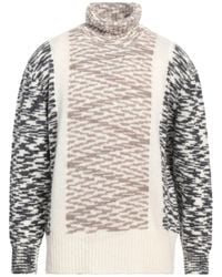 Daniele Fiesoli - Ivory Turtleneck Merino Wool, Polyamide, Recycled Nylon - Lyst