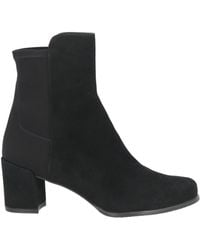 Stuart Weitzman - Ankle Boots Leather, Textile Fibers - Lyst