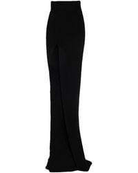 Rick Owens - Maxi Skirt Cashmere, Wool, Viscose, Polyester - Lyst