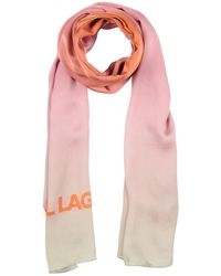 KARL LAGERFELD - Scarf Silk - Lyst