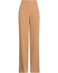 FACE TO FACE STYLE - Camel Pants Polyester, Elastane - Lyst