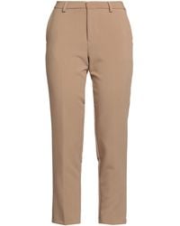 .., merci italia - Camel Pants Polyester, Viscose, Elastane - Lyst