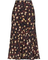 Ottod'Ame - Midi Skirt Viscose - Lyst