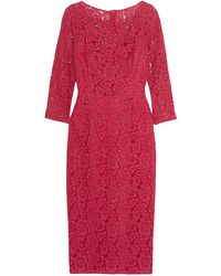 Goat Vestido por la rodilla - Rojo