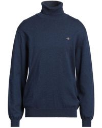 GANT - Turtleneck Cotton, Wool - Lyst
