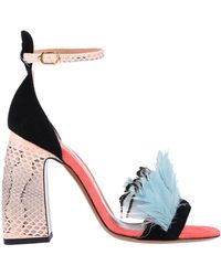 L'Autre Chose Sandale - Schwarz