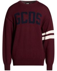 Gcds - Burgundy Sweater Wool, Acrylic - Lyst