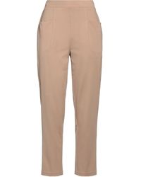 Siste's - Camel Pants Viscose, Polyamide, Elastane - Lyst
