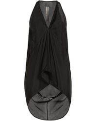 Rick Owens - Top Cupro - Lyst