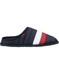 TH EMBROIDERY HOMESLIPPE Chaussons Tommy Hilfiger pour homme en coloris Vert Homme Chaussures Chaussures à enfiler Slippers 