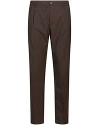Cruna - Dark Pants Wool, Polyester, Elastane - Lyst