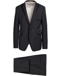 Paoloni - Charcoal Suit Viscose, Polyester, Virgin Wool, Elastane - Lyst
