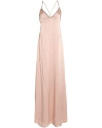 Amen - Blush Maxi Dress Acetate, Silk - Lyst