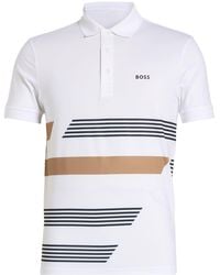 BOSS - Polo Shirt Recycled Polyester, Elastane - Lyst