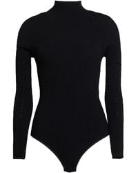 Alaïa - Bodysuit Viscose, Polyester - Lyst