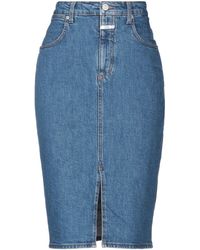 closed denim skirt